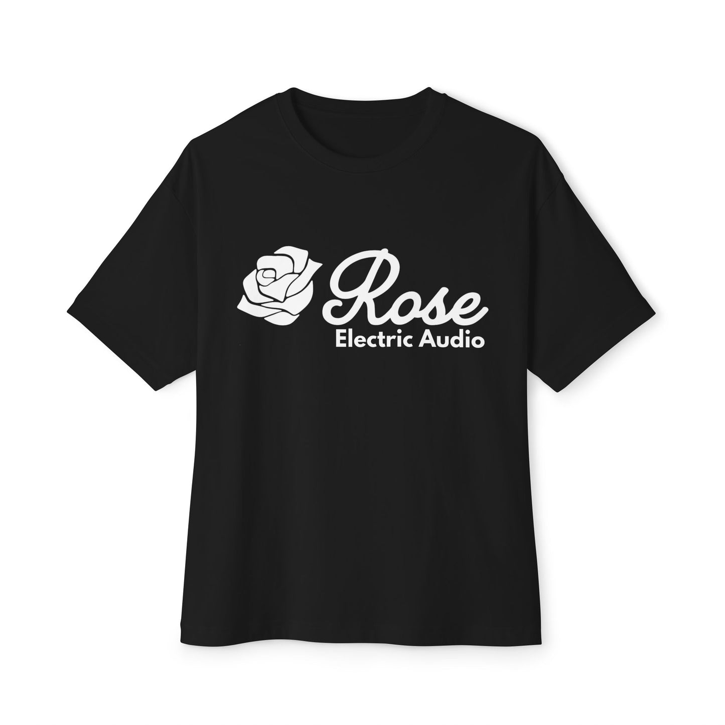 Unisex Oversized Boxy Tee - Rose Electric Audio