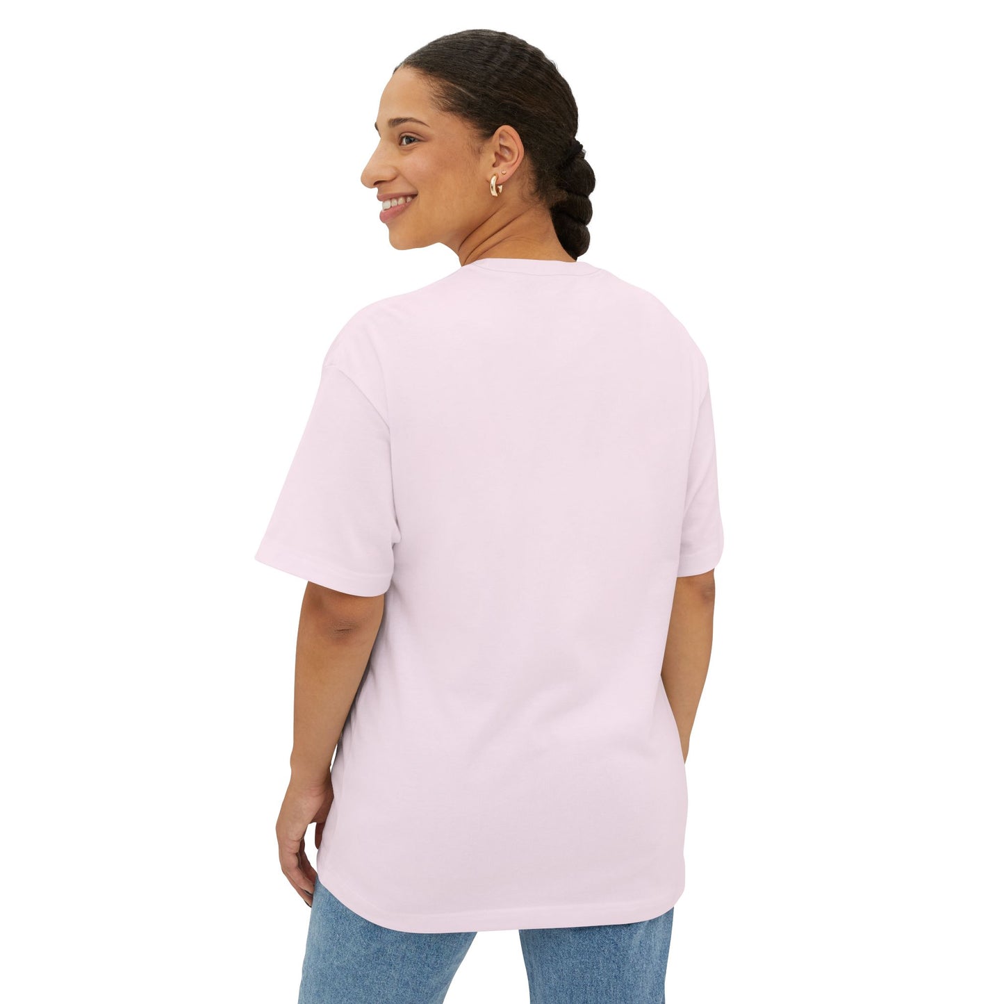 Unisex Oversized Boxy Tee - Rose Electric Audio