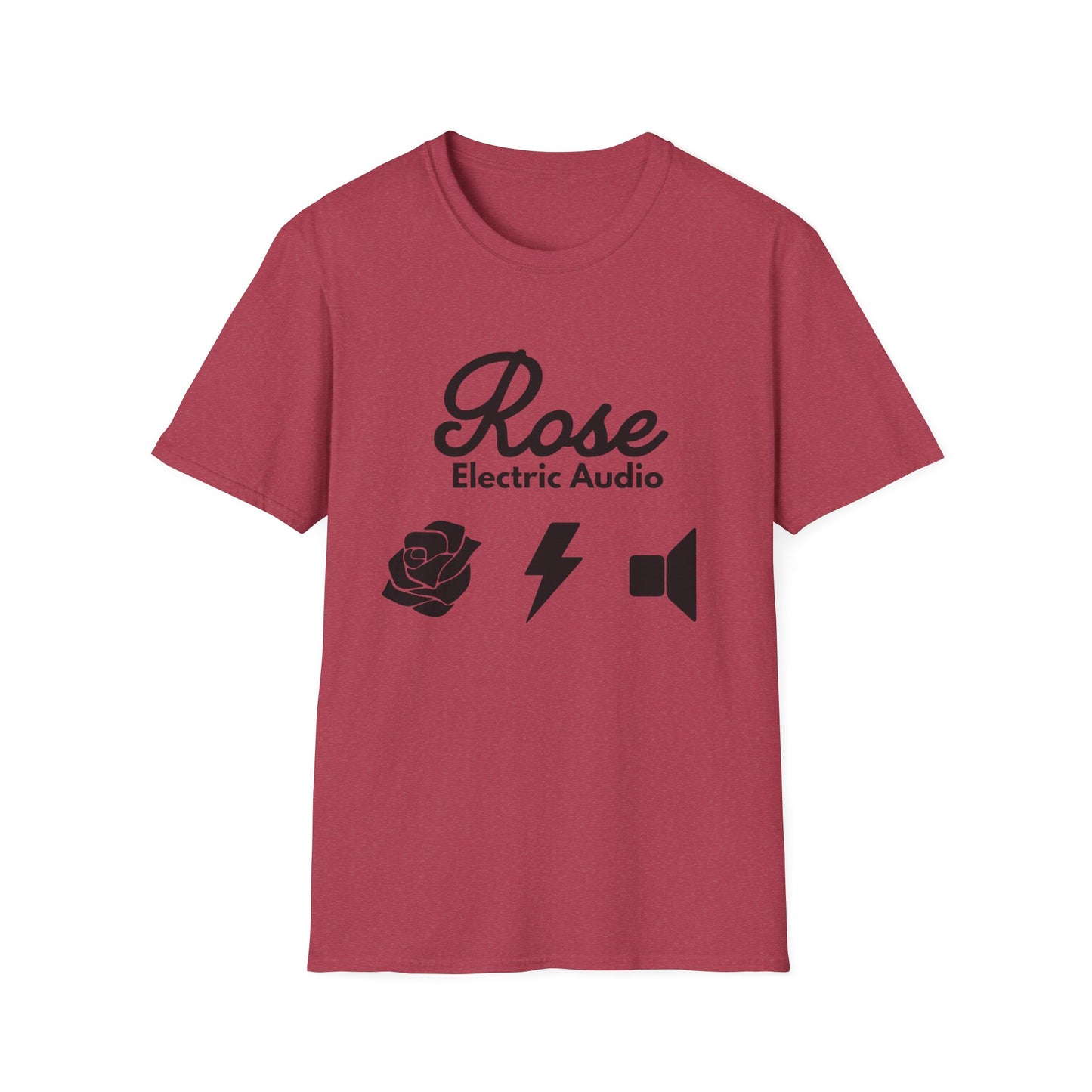 Rose Electric Audio - Unisex Softstyle T-Shirt (style 2)