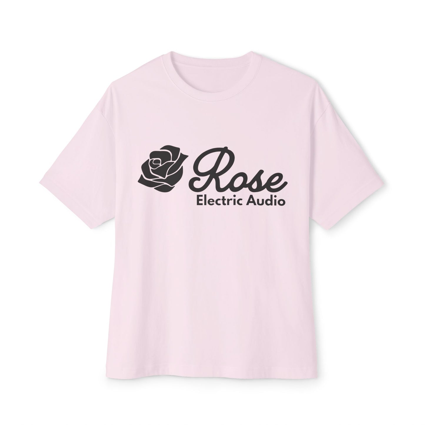 Unisex Oversized Boxy Tee - Rose Electric Audio