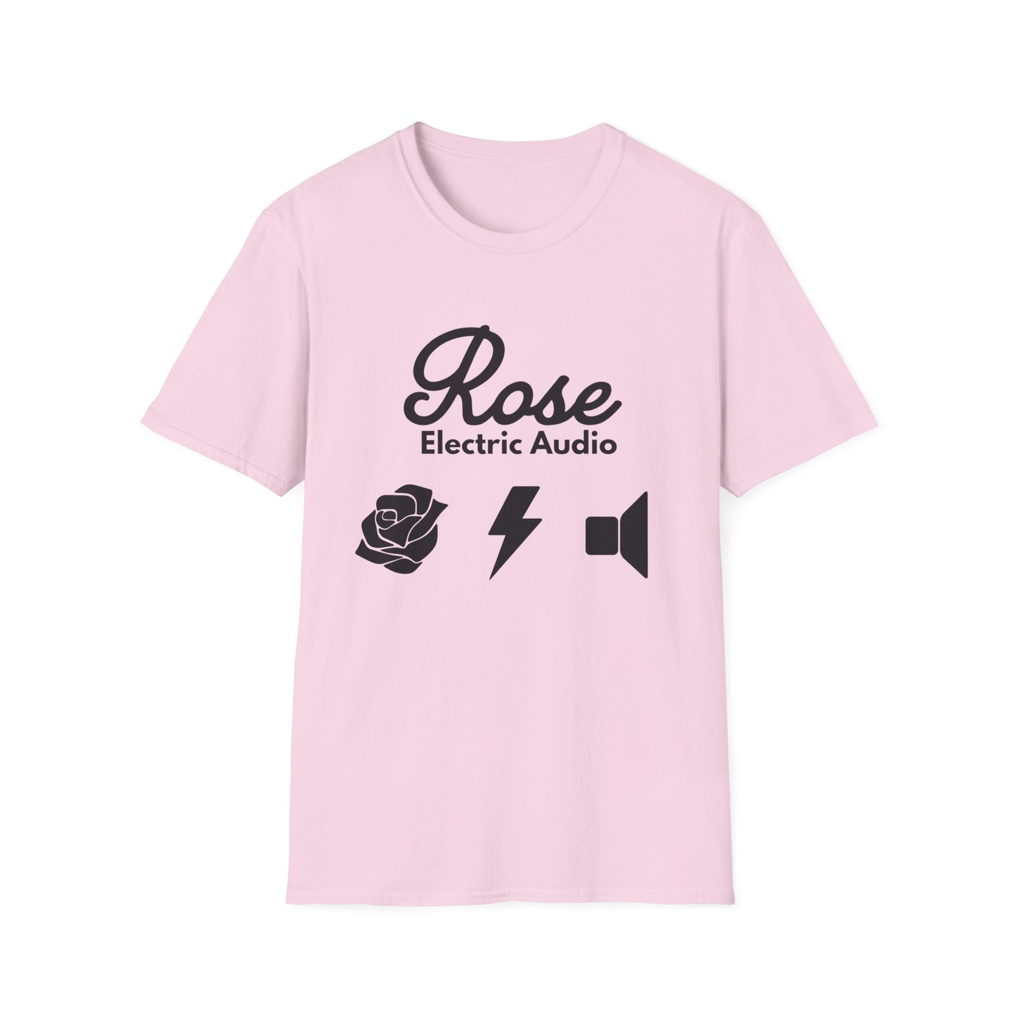 Rose Electric Audio - Unisex Softstyle T-Shirt (style 2)