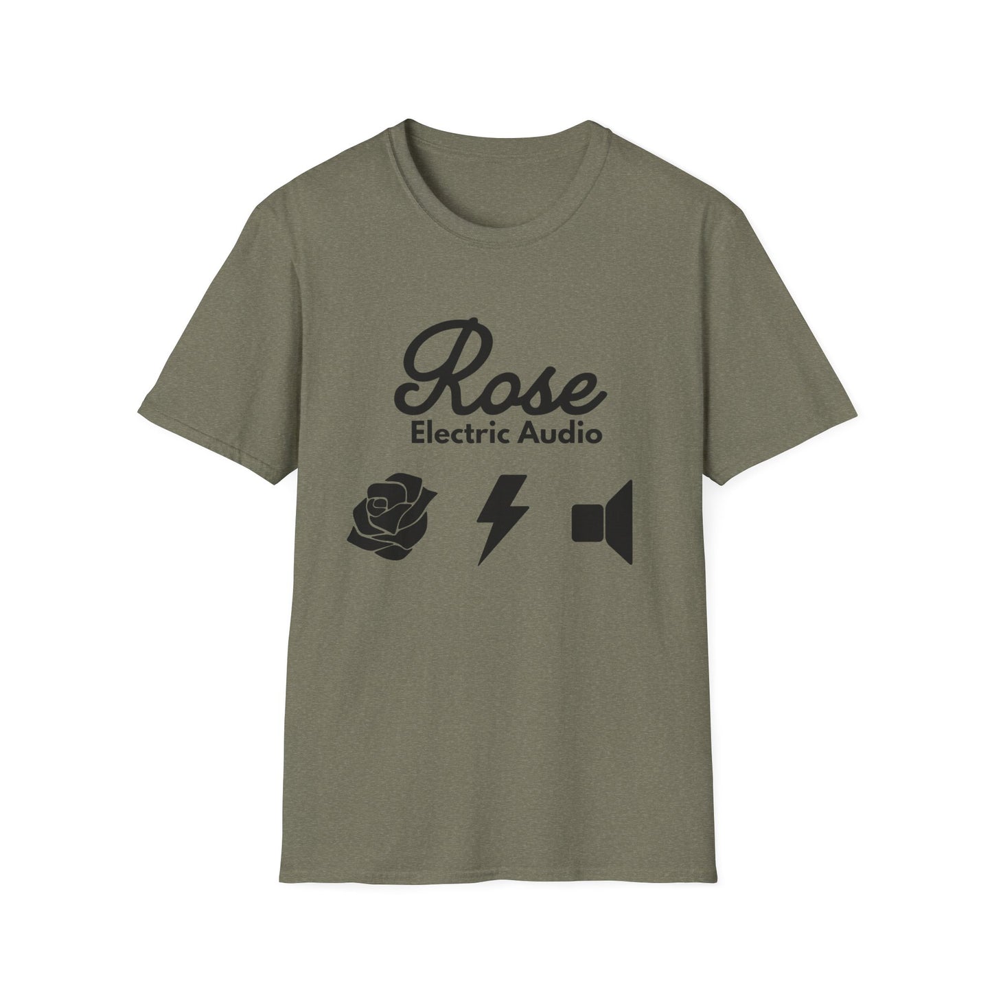 Rose Electric Audio - Unisex Softstyle T-Shirt (style 2)