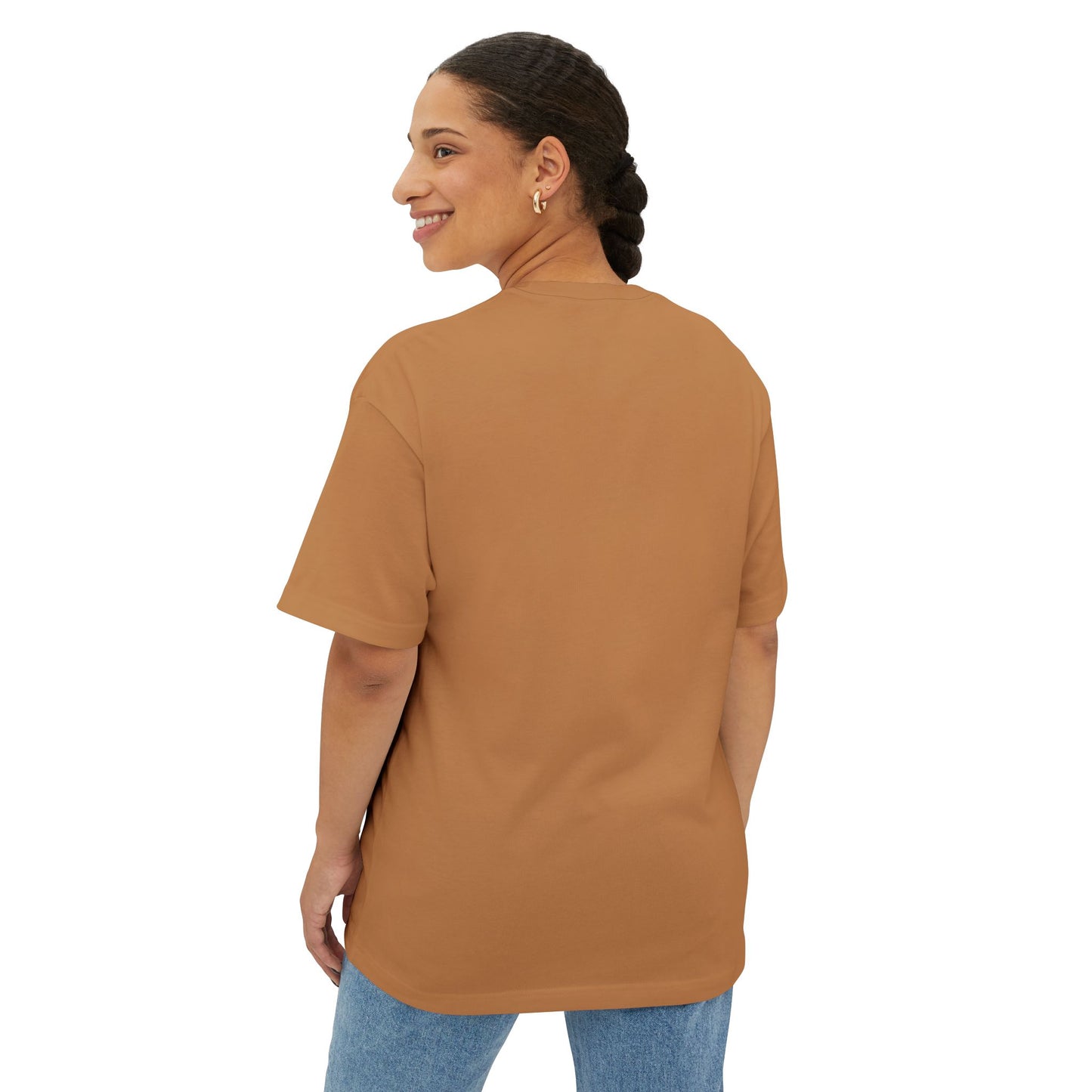 Unisex Oversized Boxy Tee - Rose Electric Audio