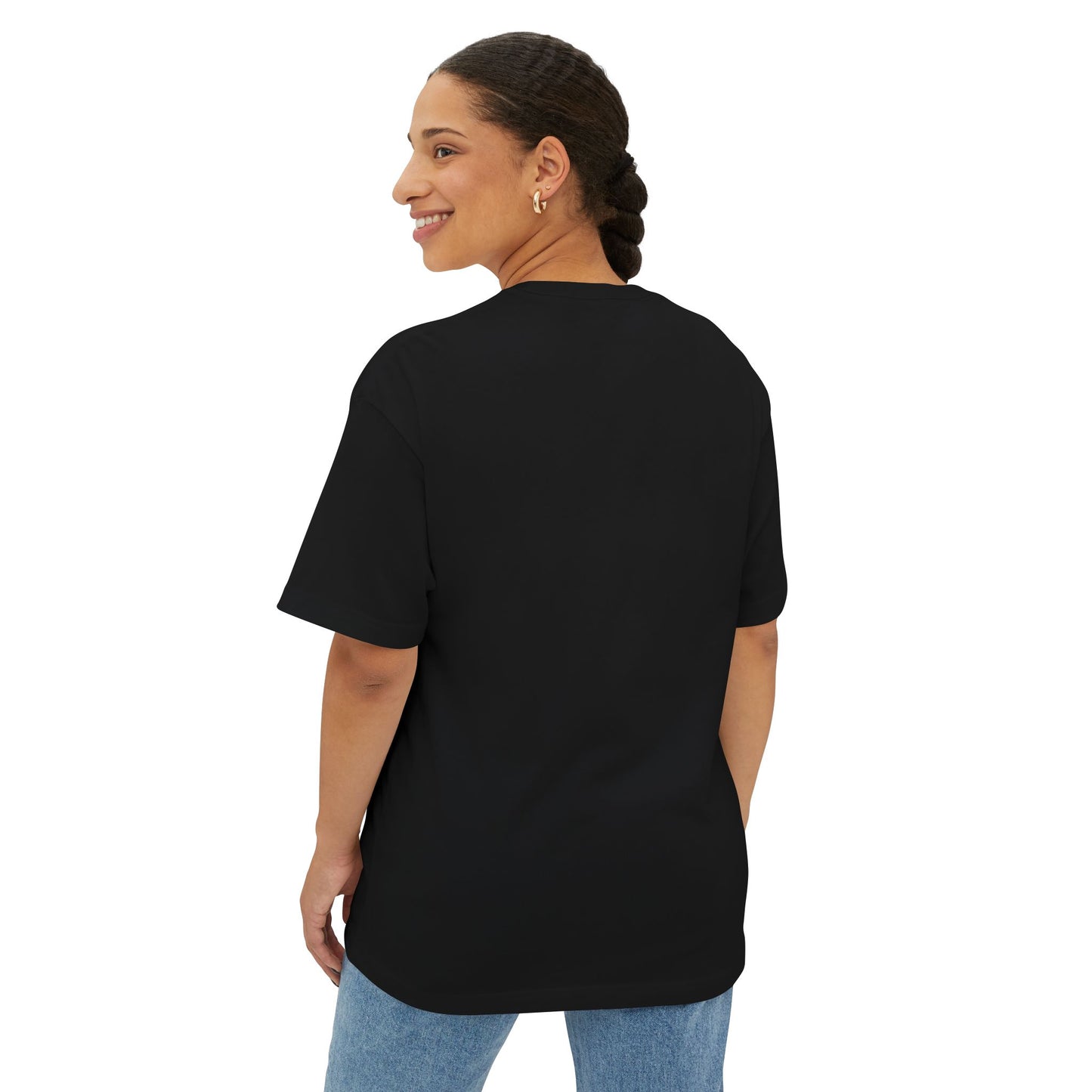Unisex Oversized Boxy Tee - Rose Electric Audio