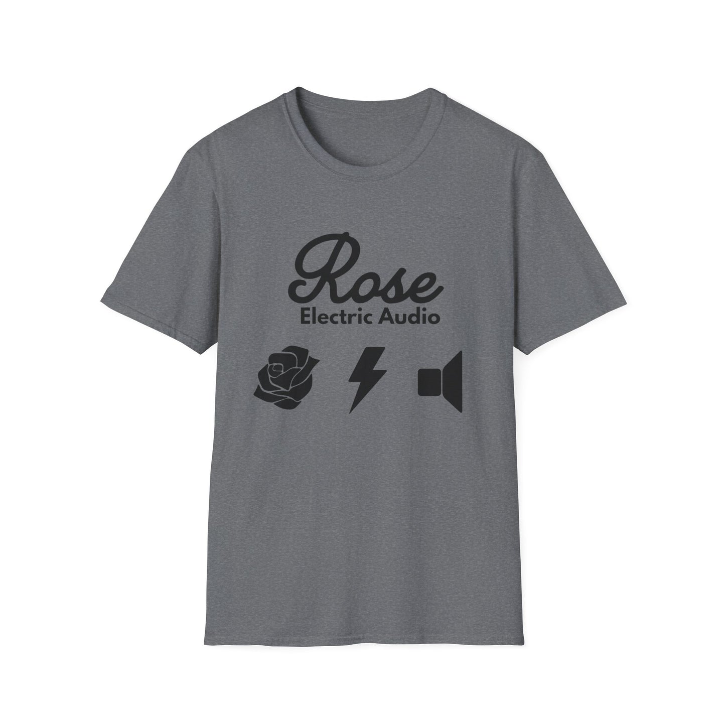 Rose Electric Audio - Unisex Softstyle T-Shirt (style 2)