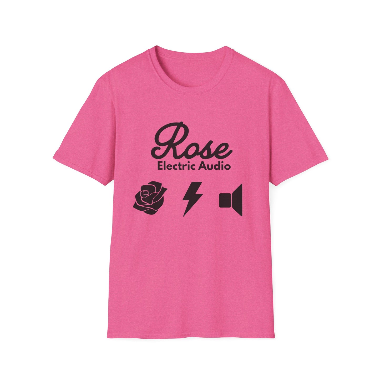 Rose Electric Audio - Unisex Softstyle T-Shirt (style 2)