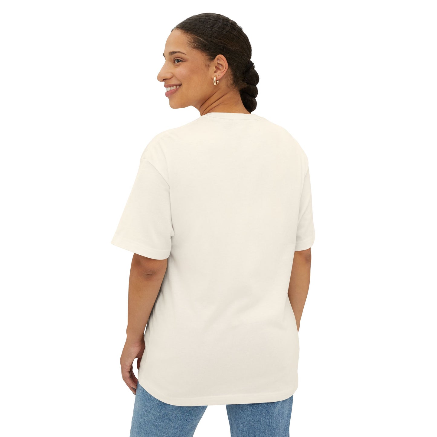 Unisex Oversized Boxy Tee - Rose Electric Audio