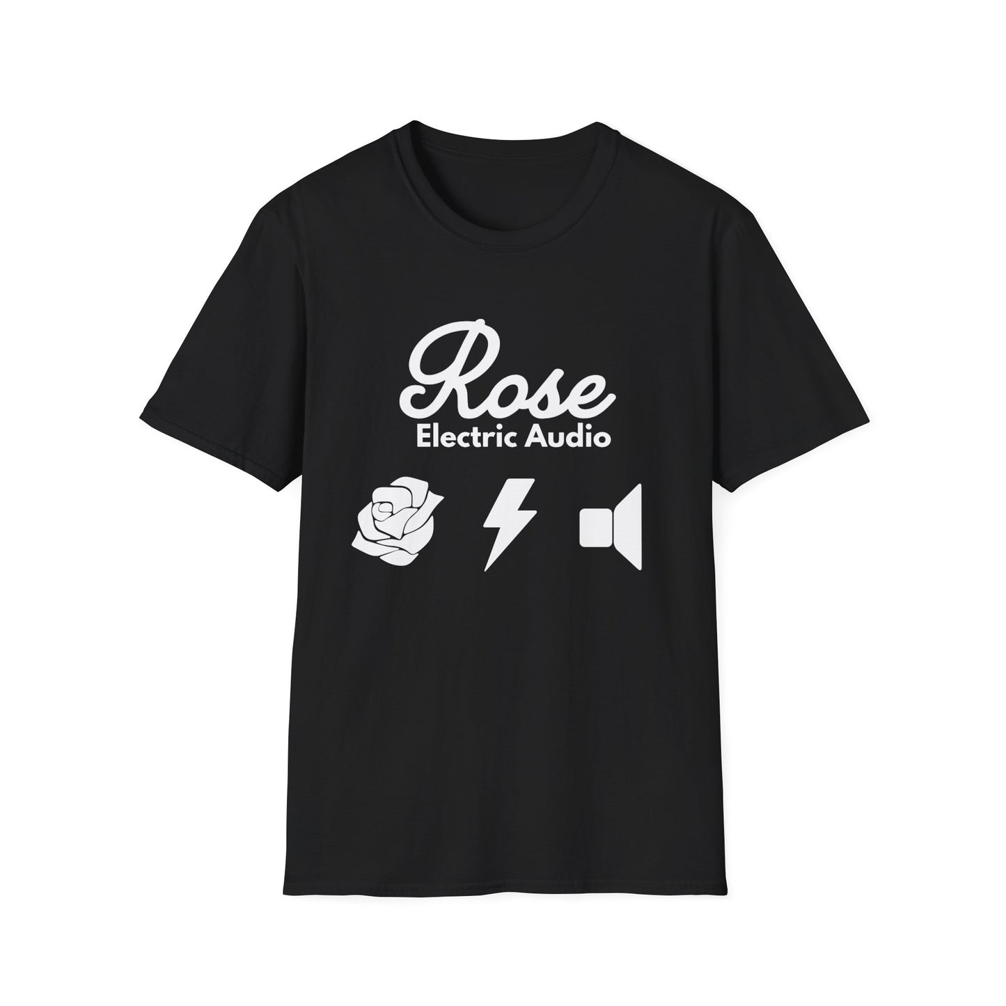 Rose Electric Audio - Unisex Softstyle T-Shirt (style 2)