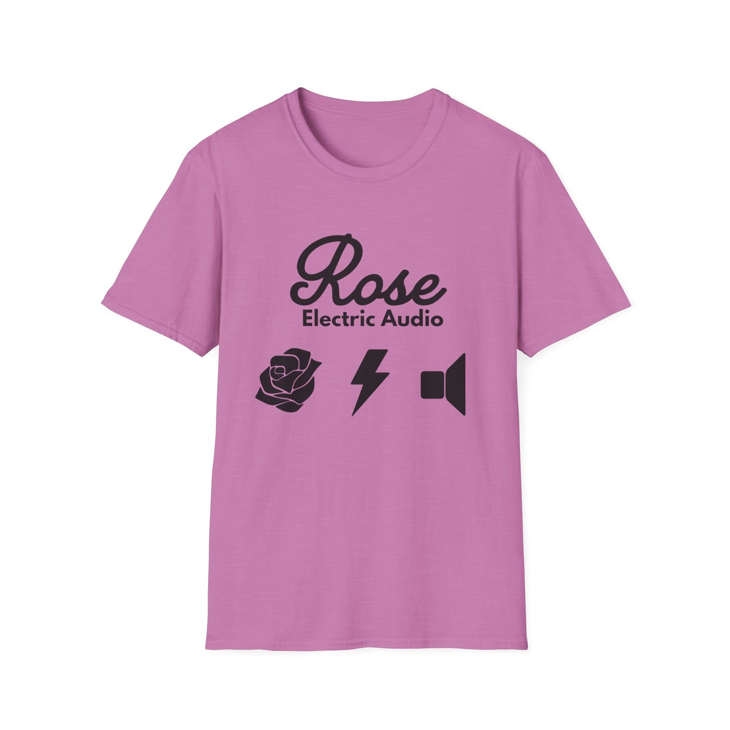 Rose Electric Audio - Unisex Softstyle T-Shirt (style 2)