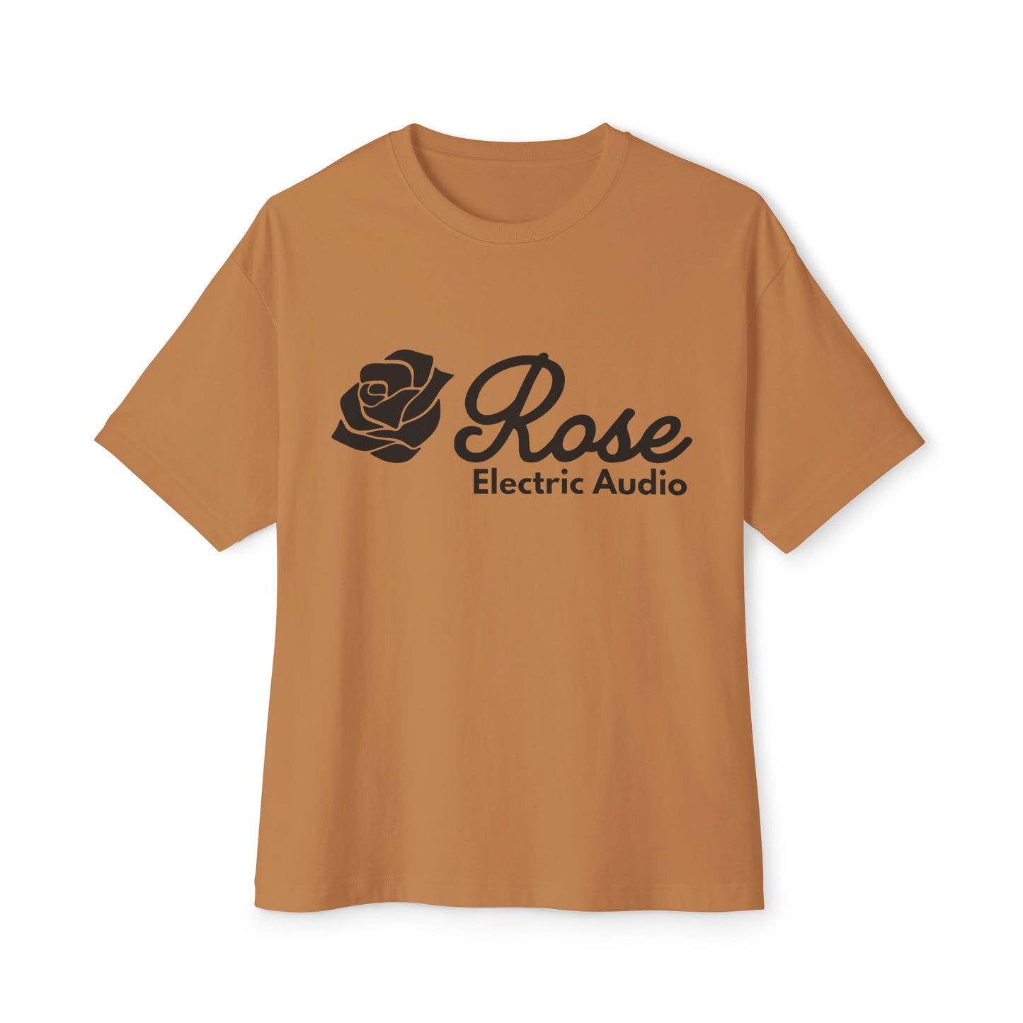 Unisex Oversized Boxy Tee - Rose Electric Audio