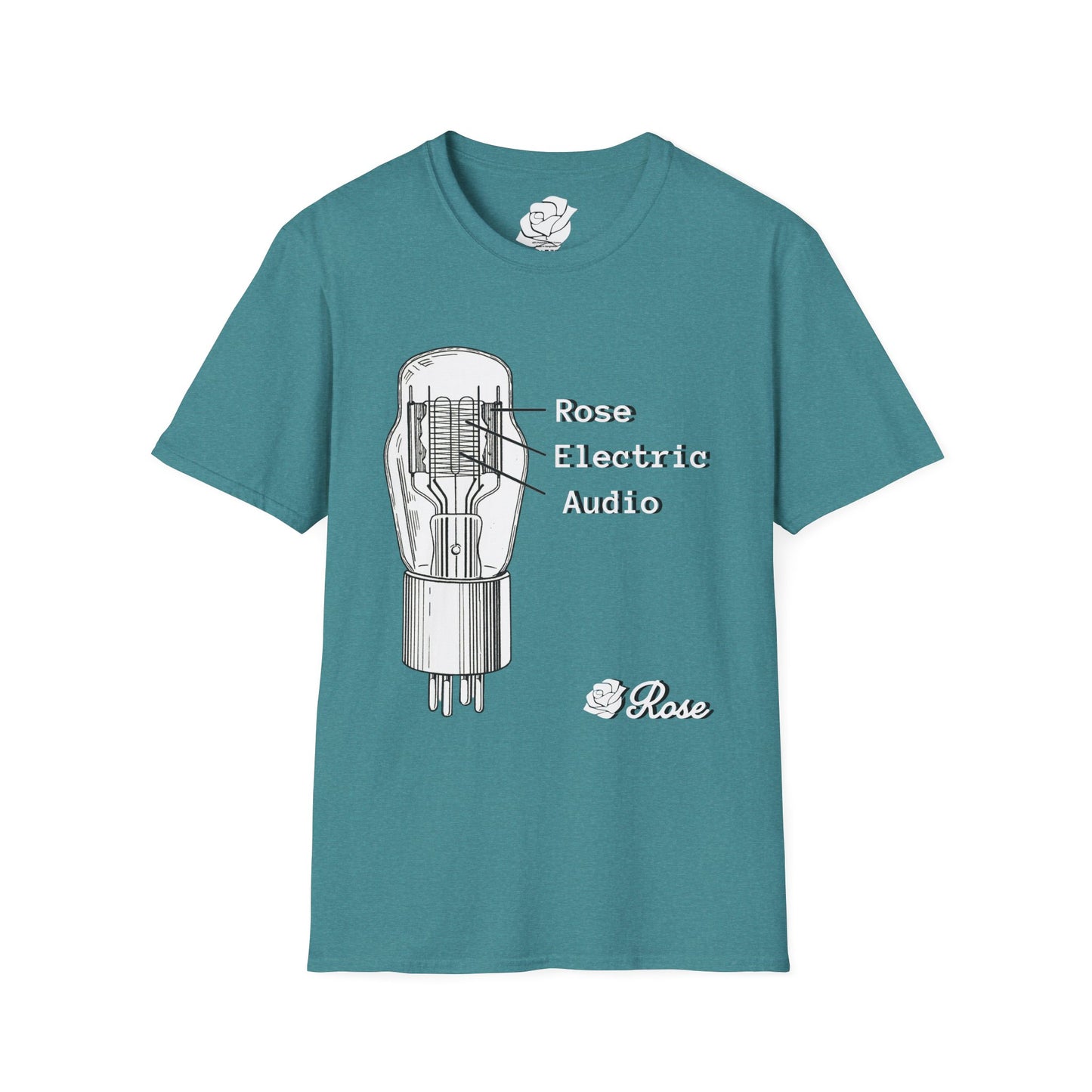 Vacuum Tube Datasheet - Uni-Sex Soft Tee T Shirt - Rose Electric Audio
