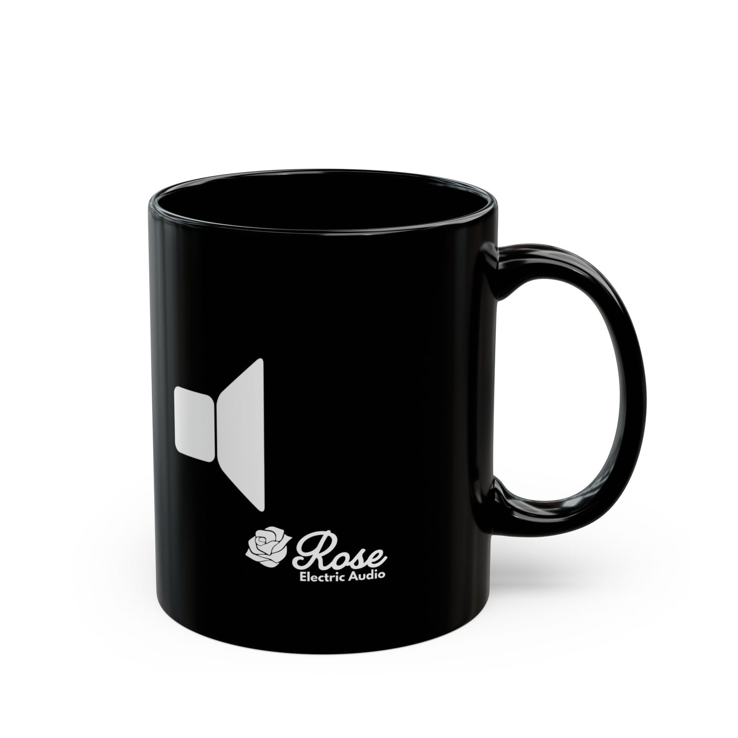 Rose Electric Audio Black Mug (style 2)