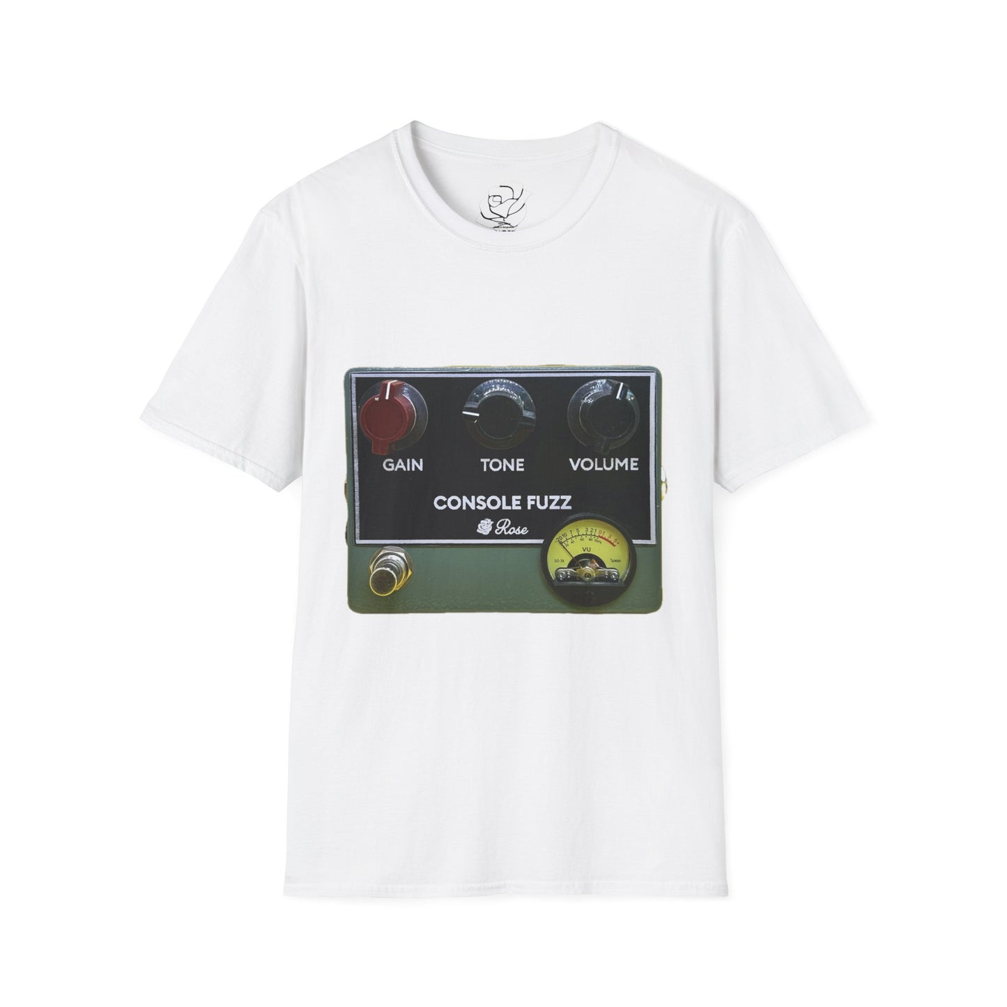 Console Fuzz - Uni-Sex Soft Tee T Shirt - Rose Electric Audio