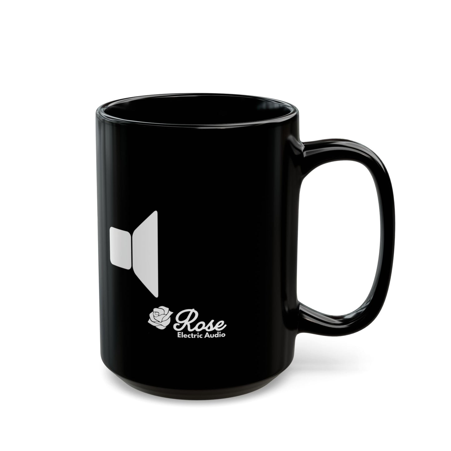 Rose Electric Audio Black Mug (style 2)