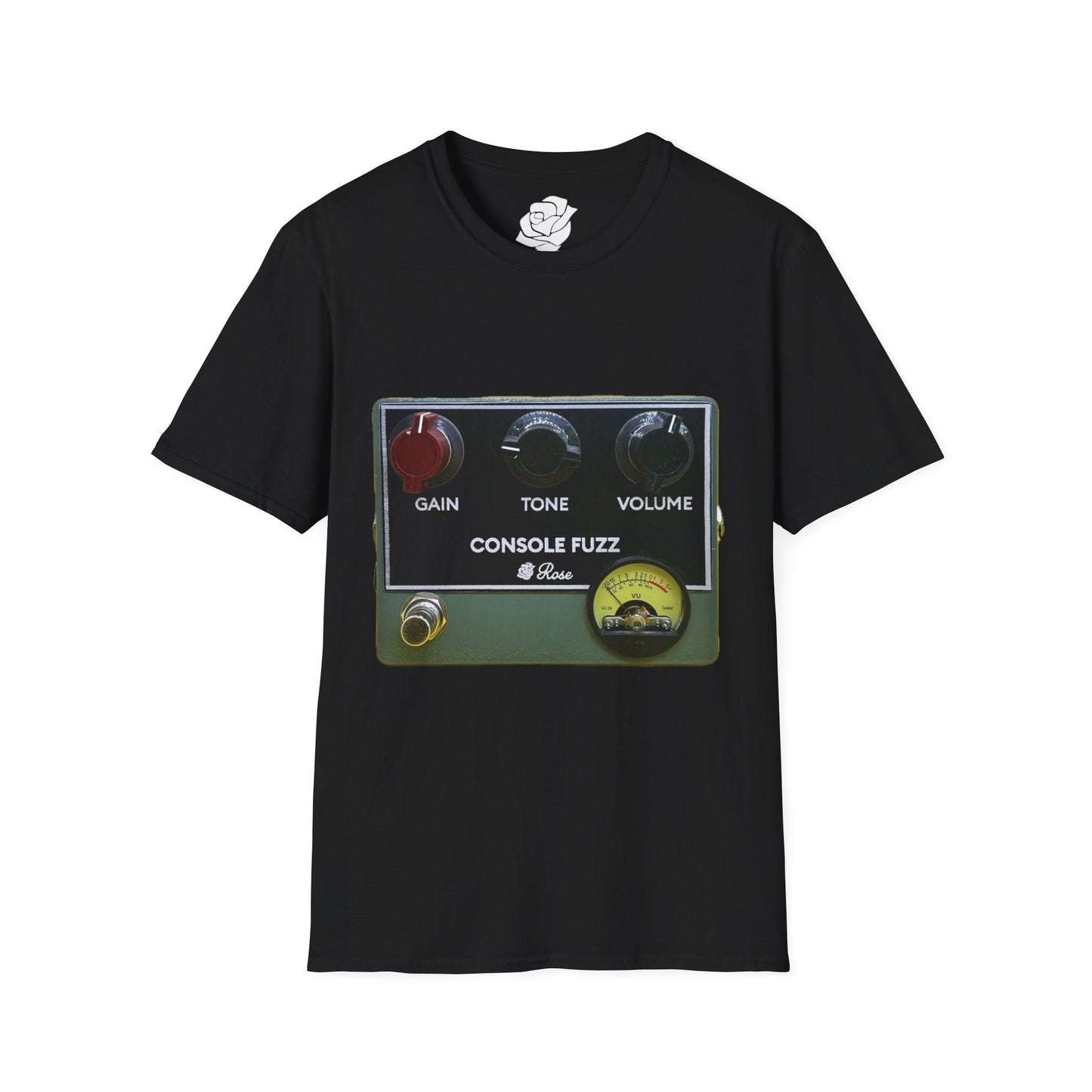 Console Fuzz - Uni-Sex Soft Tee T Shirt - Rose Electric Audio