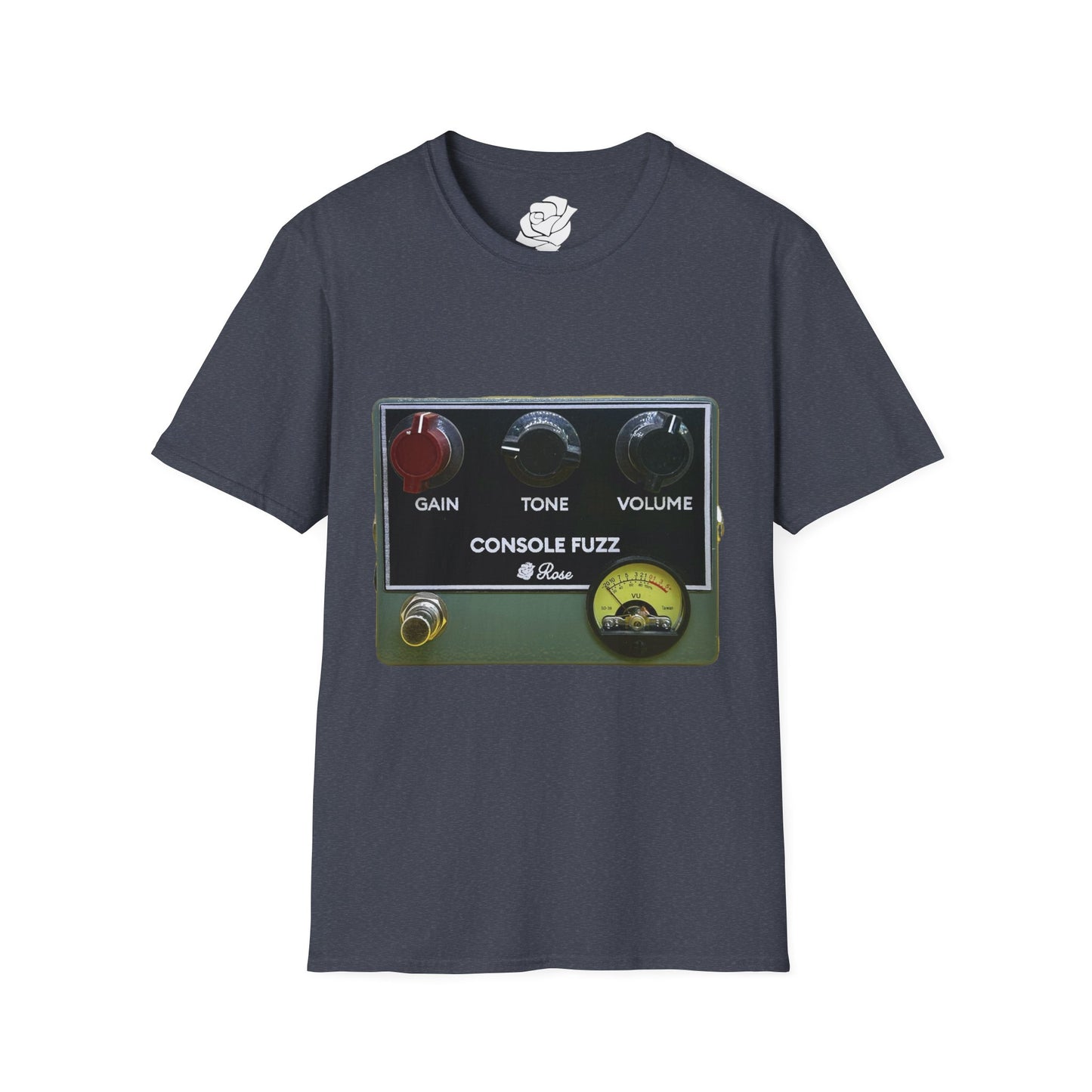 Console Fuzz - Uni-Sex Soft Tee T Shirt - Rose Electric Audio