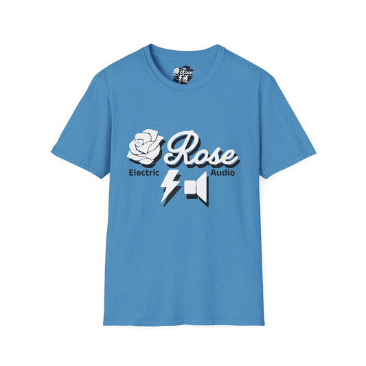 Style #2 - Uni-Sex Soft Tee T Shirt - Rose Electric Audio