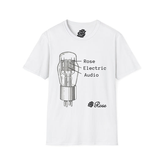 Vacuum Tube Datasheet - Uni-Sex Soft Tee T Shirt - Rose Electric Audio